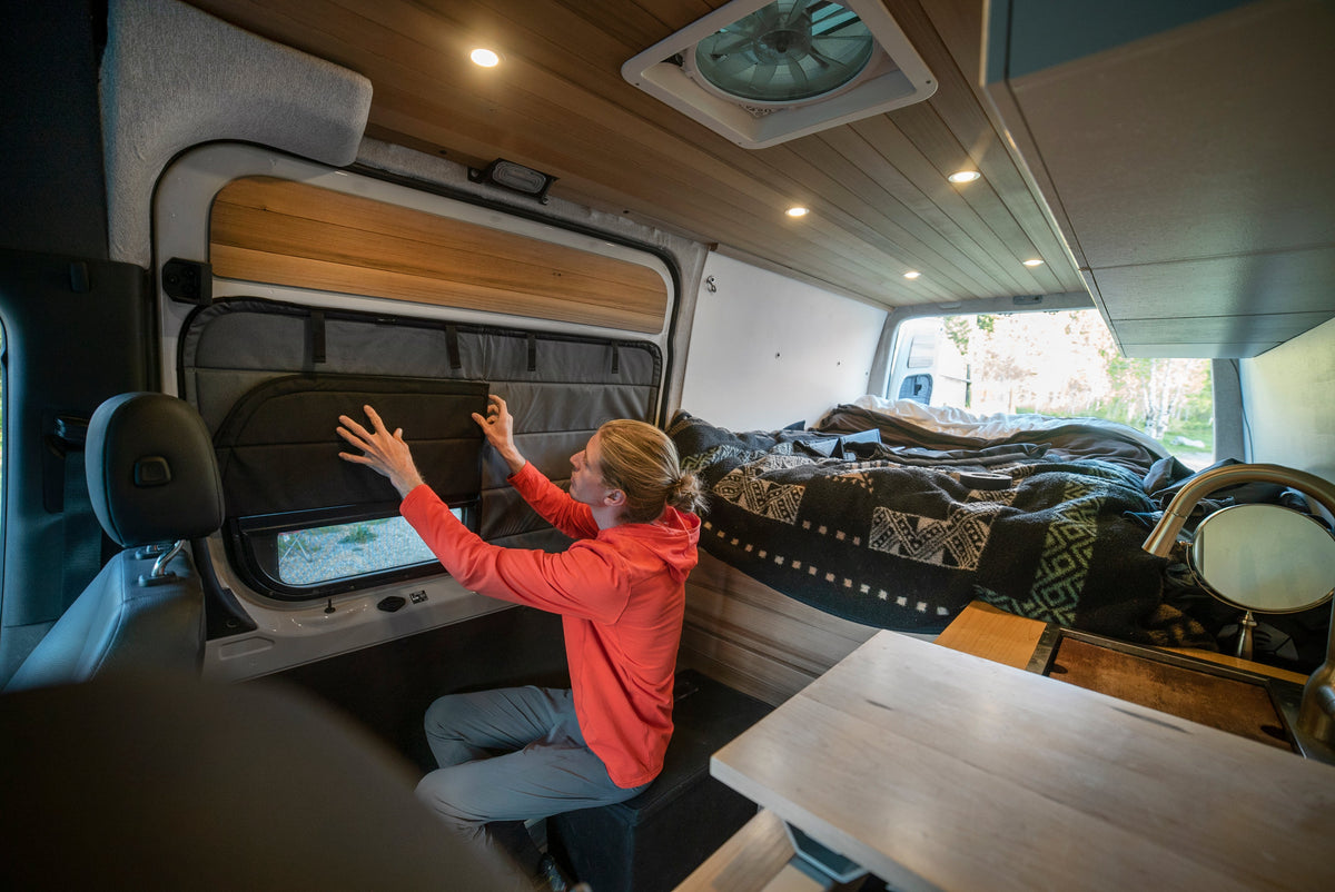 Ford Transit Stealth Sliding Door Window Cover
